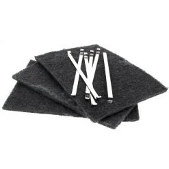 Filtre Charbon Par 3 (305x215mm) Pour Hotte De Dietrich