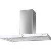Hotte Décorative Murale 90cm 60db 394 M3/h Inox - Dhb 7952 W - De Dietrich - Blanc/inox