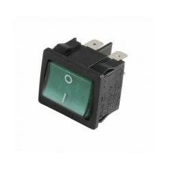 Interrupteur Bipolaire Lumineux Vert, Ref.95325027, DE DIETRICH Par Diff - Besoin D'Habitat