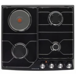 DE DIETRICH Table De Cuisson Mixte 3 Gaz Et 1 Electrique - Noir